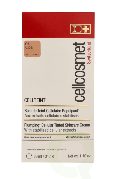 Cellcosmet Cellteint 30 ml #01 Opal in the group BEAUTY & HEALTH / Skin care / Face / Face creams at TP E-commerce Nordic AB (C91942)