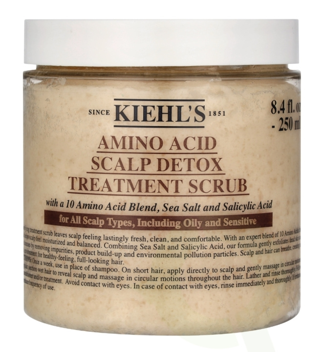 Kiehl\'s Amino Acid Scalp Detox Treatment Scrub 250 ml in the group BEAUTY & HEALTH / Hair & Styling / Hair care / Schampoo at TP E-commerce Nordic AB (C91955)