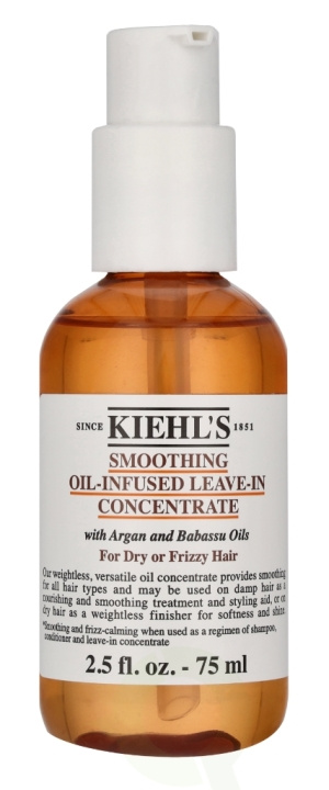 Kiehl\'s Smoothing Oil-Infused Leave-In Concentrate 75 ml in the group BEAUTY & HEALTH / Hair & Styling / Hair care / Conditioner spray/cure at TP E-commerce Nordic AB (C91956)