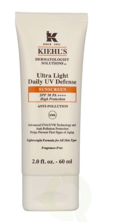 Kiehl\'s D.S. Ultra Light Daily UV Defense Sunscreen SPF50 60 ml Anti-Pollution For All Skin Types in the group BEAUTY & HEALTH / Skin care / Tanning / Sunscreen at TP E-commerce Nordic AB (C91957)