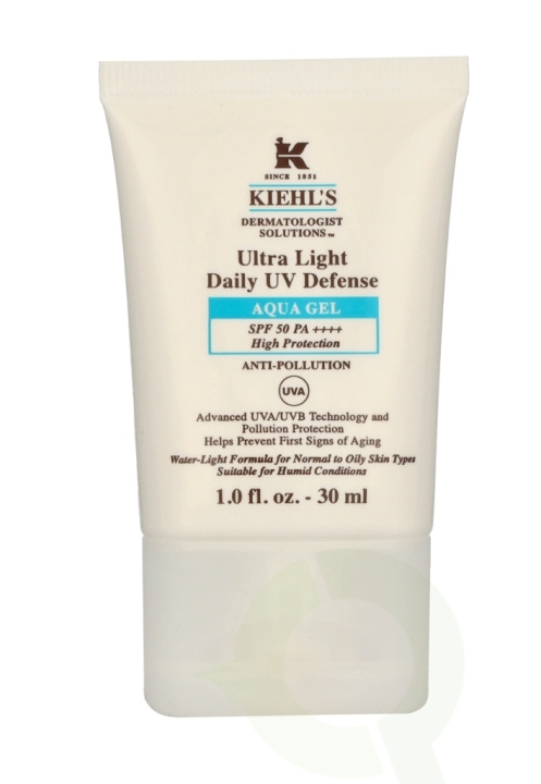 Kiehl\'s D.S. Ultra Light Daily UV Defense Aqua Gel SPF50 30 ml in the group BEAUTY & HEALTH / Skin care / Tanning / Sunscreen at TP E-commerce Nordic AB (C91958)