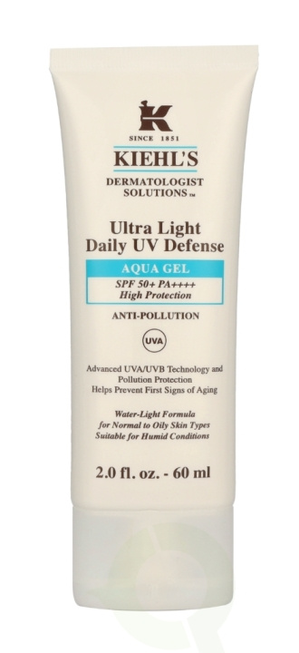 Kiehl\'s D.S. Ultra Light Daily UV Defense Aqua Gel SPF50 60 ml in the group BEAUTY & HEALTH / Skin care / Tanning / Sunscreen at TP E-commerce Nordic AB (C91959)