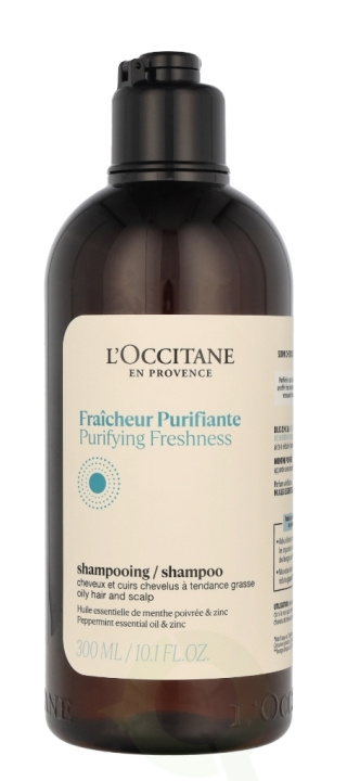 L\'Occitane Purifying Freshness Shampoo 300 ml in the group BEAUTY & HEALTH / Hair & Styling / Hair care / Schampoo at TP E-commerce Nordic AB (C91969)