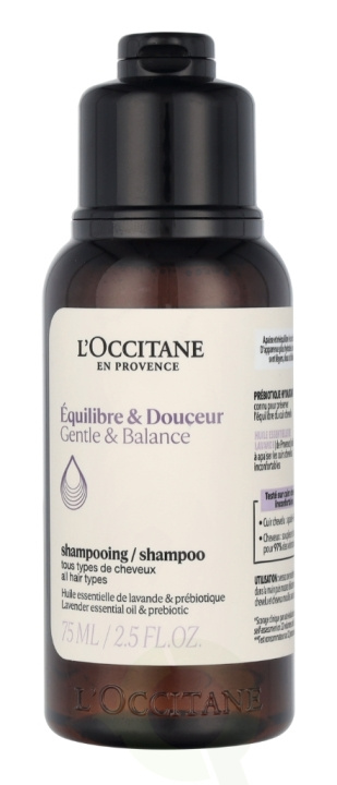 L\'Occitane Gentle & Balance Shampoo 75 ml All Hair Types in the group BEAUTY & HEALTH / Hair & Styling / Hair care / Schampoo at TP E-commerce Nordic AB (C91976)