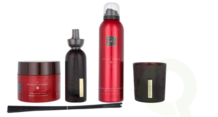 Rituals Ayurveda Large Set 610 ml Body Cream 200 ml/Candle 140 ml/Mini Fragrance Sticks 70 ml/Foaming Shower Gel 200 in the group BEAUTY & HEALTH / Gift sets / Gift sets for her at TP E-commerce Nordic AB (C92007)