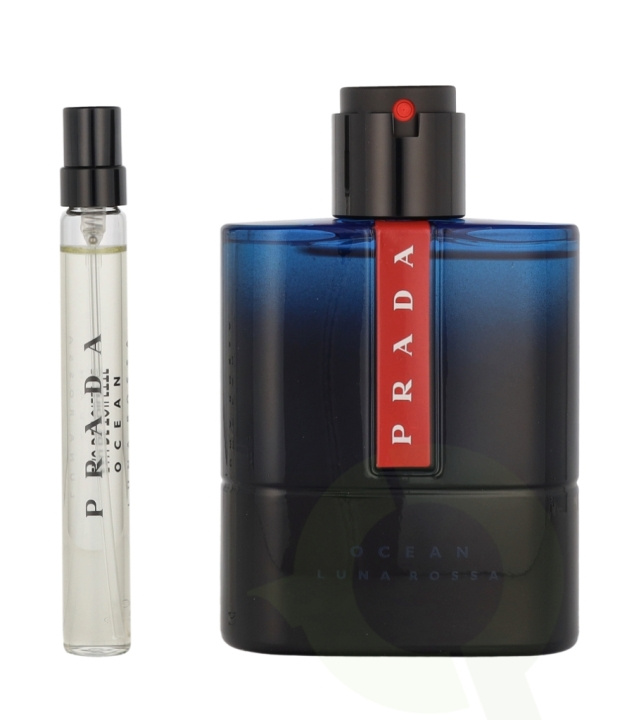 Prada Luna Rossa Ocean Set 110 ml Edt Spray 100ml/Edt Spray 10ml in the group BEAUTY & HEALTH / Gift sets / Gift sets for him at TP E-commerce Nordic AB (C92069)