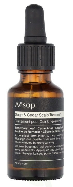 AESOP Sage & Cedar Scalp Treatment 25 ml in the group BEAUTY & HEALTH / Hair & Styling / Hair care / Hair Mask at TP E-commerce Nordic AB (C92074)