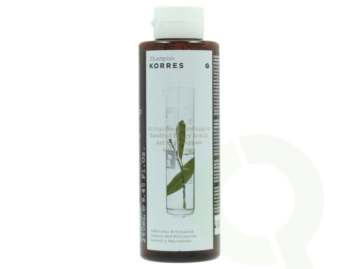 Korres Shampoo 250 ml Laurel And Echinacea - Dandruff Dry Scalp in the group BEAUTY & HEALTH / Hair & Styling / Hair care / Schampoo at TP E-commerce Nordic AB (C92147)