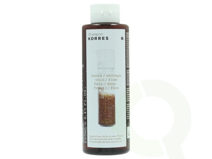 Korres Shampoo 250 ml Rice Proteine And Linden - Thin/Fine Hair in the group BEAUTY & HEALTH / Hair & Styling / Hair care / Schampoo at TP E-commerce Nordic AB (C92148)