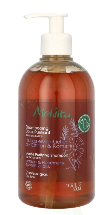 Melvita Gentle Purifying Shampoo 500 ml Oily Hair in the group BEAUTY & HEALTH / Hair & Styling / Hair care / Schampoo at TP E-commerce Nordic AB (C92157)