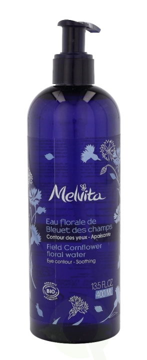 Melvita Field Cornflower Floral Water - Pump 400 ml in the group BEAUTY & HEALTH / Skin care / Face / Cleaning at TP E-commerce Nordic AB (C92164)