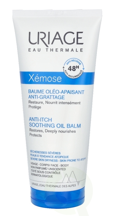 Uriage Xemose Anti-Itch Soothing Oil Balm 200 ml 48h Anti-Recurrence in the group BEAUTY & HEALTH / Skin care / Body health / Bath & Shower gels at TP E-commerce Nordic AB (C92179)