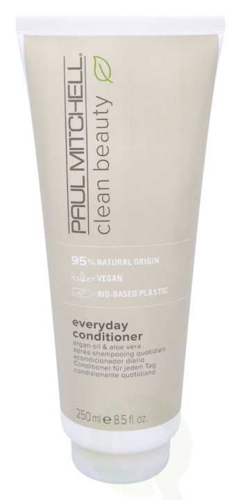 Paul Mitchell Clean Beauty Everyday Conditioner 250 ml Argan Oil & Aloe Vera in the group BEAUTY & HEALTH / Hair & Styling / Hair care / Conditioner at TP E-commerce Nordic AB (C92204)