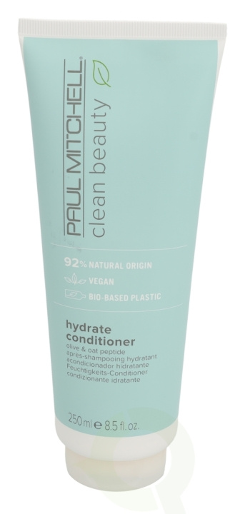 Paul Mitchell Clean Beauty Hydrate Conditioner 250 ml Olive & Oat Peptide in the group BEAUTY & HEALTH / Hair & Styling / Hair care / Conditioner at TP E-commerce Nordic AB (C92208)