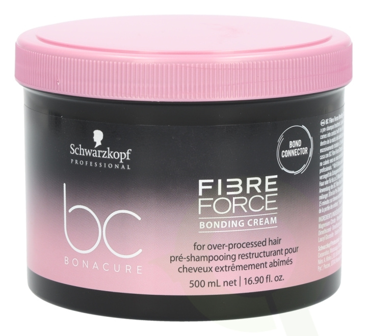 Schwarzkopf Bonacure FibreForce Bonding Cream 500 ml For Overprcessed Hair in the group BEAUTY & HEALTH / Hair & Styling / Hair care / Hair Mask at TP E-commerce Nordic AB (C92217)