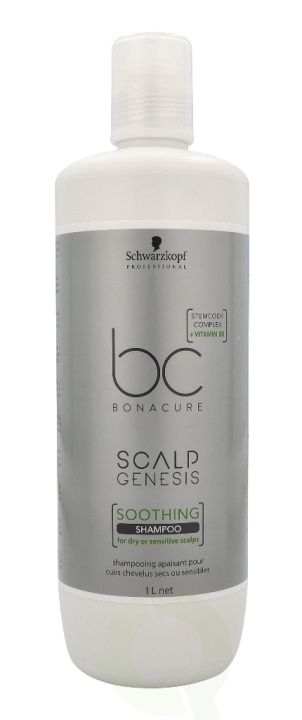 Schwarzkopf Bonacure Scalp Genesis Soothing Shampoo 1000 ml Soothing Shampoo in the group BEAUTY & HEALTH / Hair & Styling / Hair care / Schampoo at TP E-commerce Nordic AB (C92219)