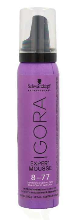 Schwarzkopf Igora Expert Mousse 100 ml 8-77 in the group BEAUTY & HEALTH / Hair & Styling / Hair care / Hair Dye / Hair Dye & Color bombs at TP E-commerce Nordic AB (C92220)