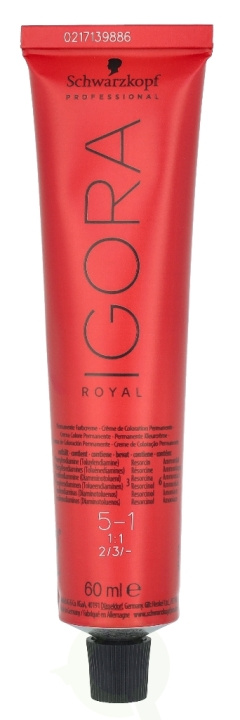 Schwarzkopf Igora Royal Permanent Color Creme 60 ml 45413 in the group BEAUTY & HEALTH / Hair & Styling / Hair care / Hair Dye / Hair Dye & Color bombs at TP E-commerce Nordic AB (C92226)