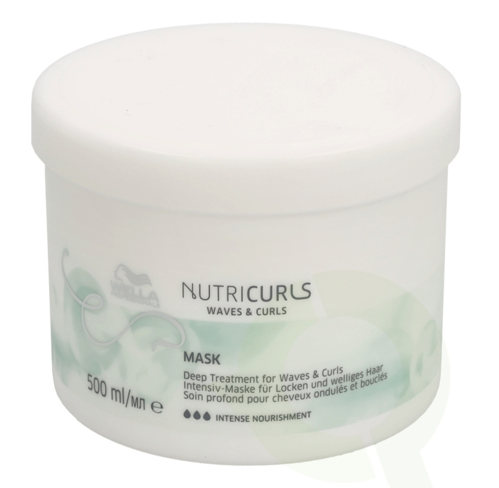 Wella Nutricurls Waves & Curls Mask 500 ml in the group BEAUTY & HEALTH / Hair & Styling / Hair care / Hair Mask at TP E-commerce Nordic AB (C92272)