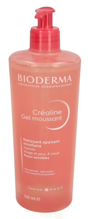 Bioderma Crealine Gel Moussant 500 ml in the group BEAUTY & HEALTH / Skin care / Face / Cleaning at TP E-commerce Nordic AB (C92286)