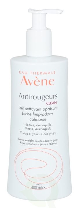 Avene Antirougeurs Dermo-Cleansing Milk 400 ml Sensitive Skin in the group BEAUTY & HEALTH / Skin care / Face / Cleaning at TP E-commerce Nordic AB (C92292)