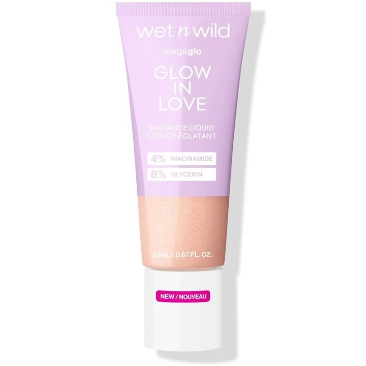 Wet n Wild Mega Glo Glow in Love Radiance Liquid 20ml in the group BEAUTY & HEALTH / Makeup / Facial makeup / Rouge / Bronzer at TP E-commerce Nordic AB (C92366)