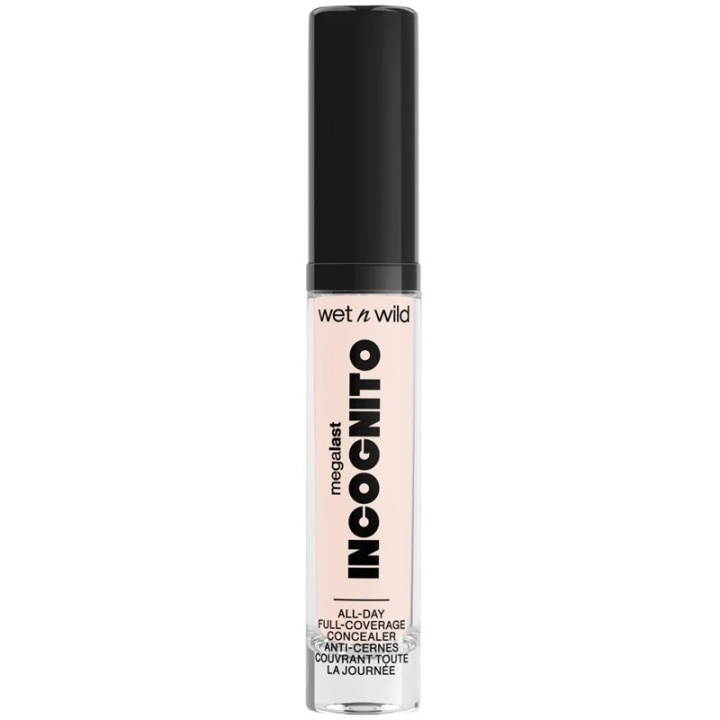 Wet n Wild MegaLast Incognito AllDay Full Coverage Concealer 5.5ml - Fair Beige in the group BEAUTY & HEALTH / Makeup / Facial makeup / Concealer at TP E-commerce Nordic AB (C92378)