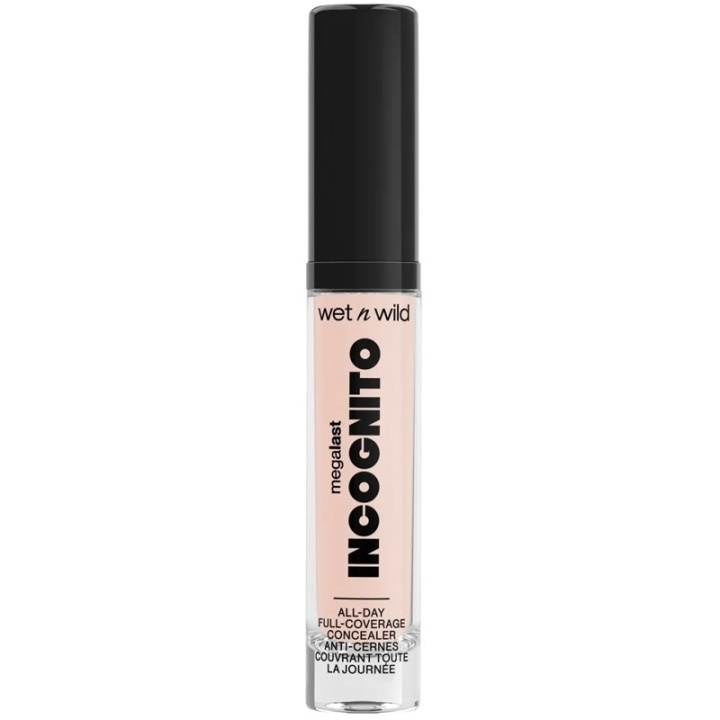 Wet n Wild MegaLast Incognito AllDay Full Coverage Concealer 5.5ml - Light Beige in the group BEAUTY & HEALTH / Makeup / Facial makeup / Concealer at TP E-commerce Nordic AB (C92381)