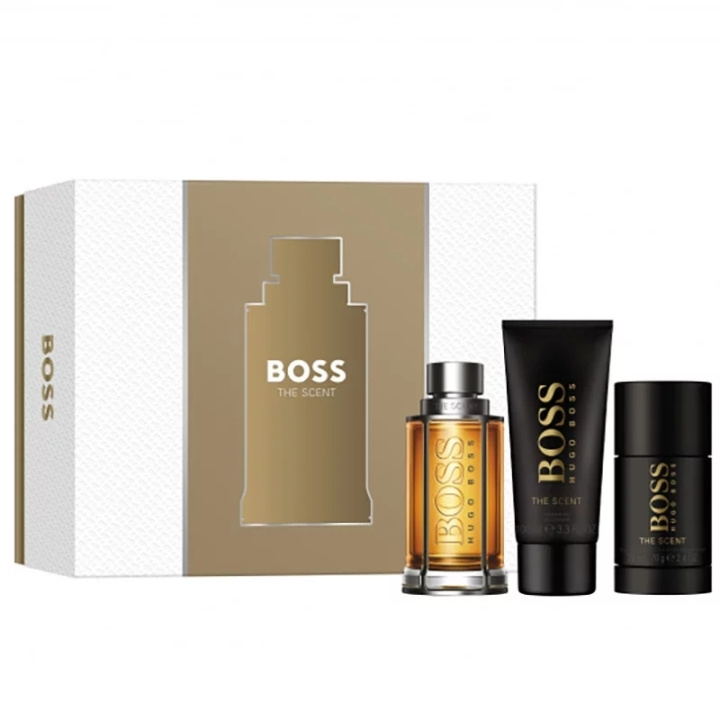 Hugo Boss Giftset Hugo Boss The Scent Edt 100ml + Shower Gel 100ml + Deostick 75g in the group BEAUTY & HEALTH / Gift sets / Gift sets for him at TP E-commerce Nordic AB (C92395)