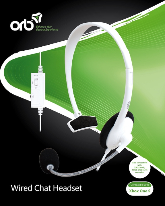 ORB Wired Chat Headset - For Xboxone S in the group HOME ELECTRONICS / Game consoles & Accessories / Xbox One at TP E-commerce Nordic AB (C92411)