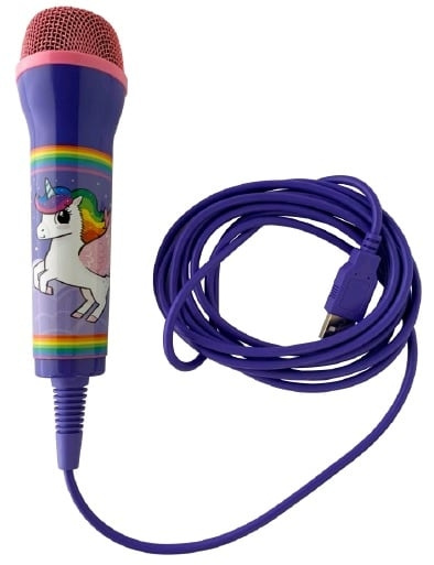 iMP TECH Unicorn Rainbow Microphone - 3M Cable in the group COMPUTERS & PERIPHERALS / Computer accessories / Microphones at TP E-commerce Nordic AB (C92449)