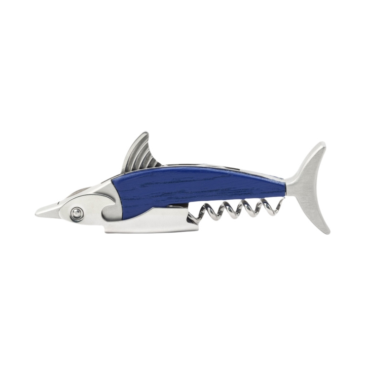 Kikkerland Marlin Corkscrew Blue (CS22) in the group Sport, leisure & Hobby / Fun stuff / Fun stuff at TP E-commerce Nordic AB (C92476)