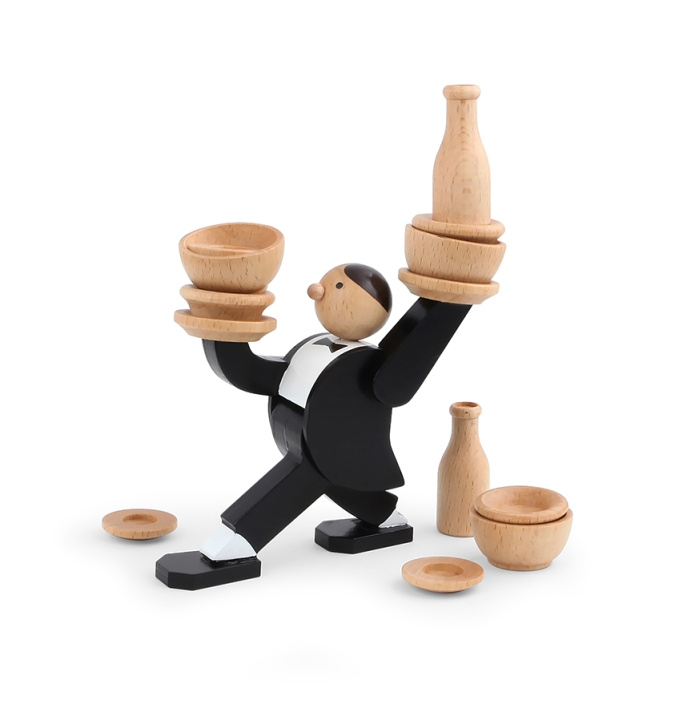 Kikkerland Stacking Game Dont Tip The Waiter (GG67) in the group Sport, leisure & Hobby / Fun stuff / Fun stuff at TP E-commerce Nordic AB (C92478)