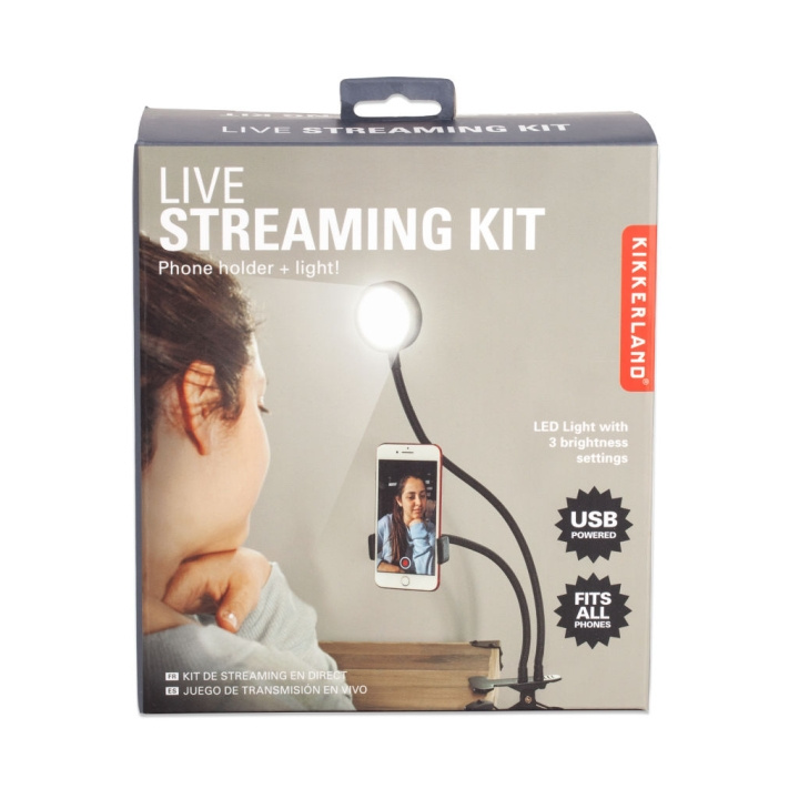 Kikkerland Live Streaming Kit (US190-EU) in the group COMPUTERS & PERIPHERALS / GAMING / Gaming accessories at TP E-commerce Nordic AB (C92483)