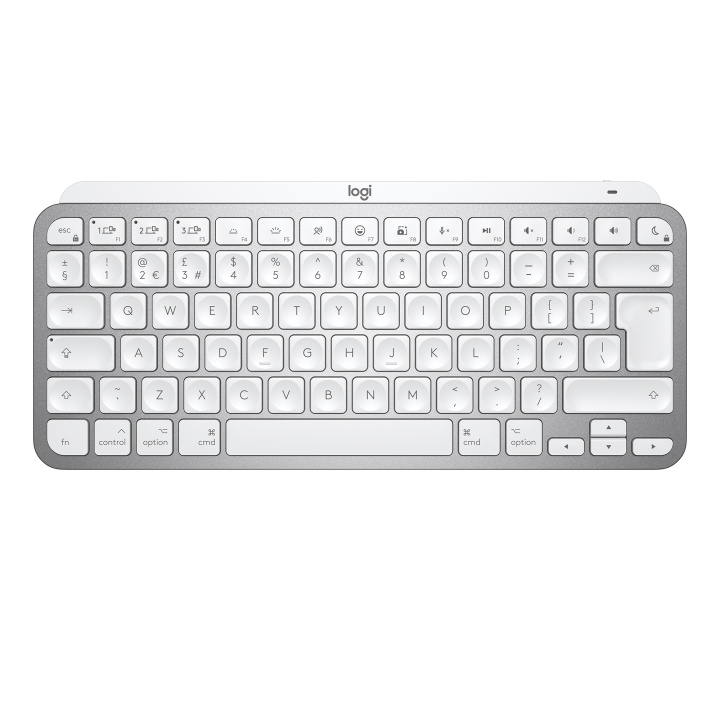 Logitech MX Keys Mini For Mac Minimalist Wireless Illuminated Keyboard - Nordic Layout in the group COMPUTERS & PERIPHERALS / Mice & Keyboards / Keyboards / Wireless at TP E-commerce Nordic AB (C92503)