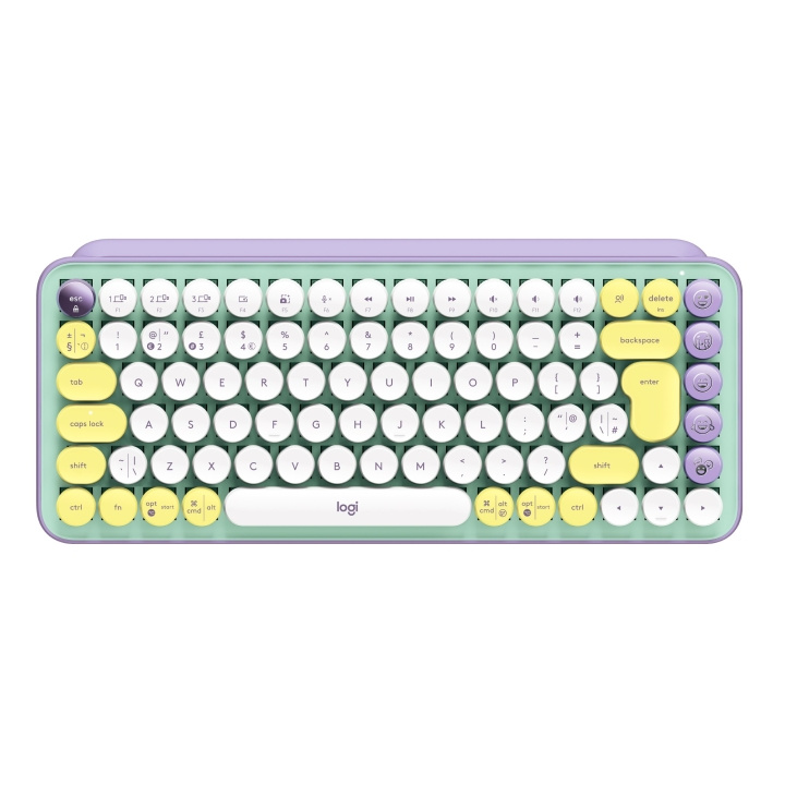 Logitech POP Keys Wireless Keyboard, Daydream Mint (Nordic) in the group COMPUTERS & PERIPHERALS / Mice & Keyboards / Keyboards / Wireless at TP E-commerce Nordic AB (C92504)