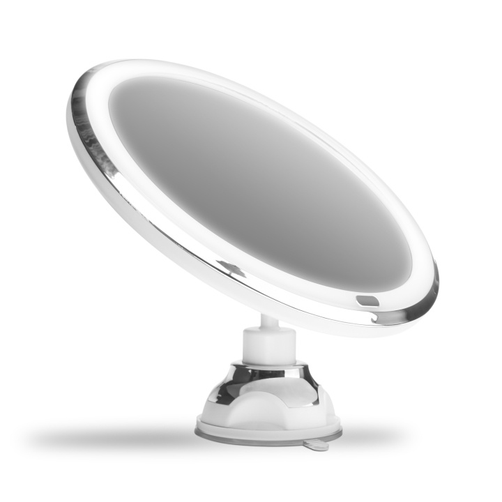 Gillian Jones Suction Cup Mirror w. Adjustable LED Light, Touch Function & 5x Magnification in the group BEAUTY & HEALTH / Makeup / Make up mirror at TP E-commerce Nordic AB (C92508)