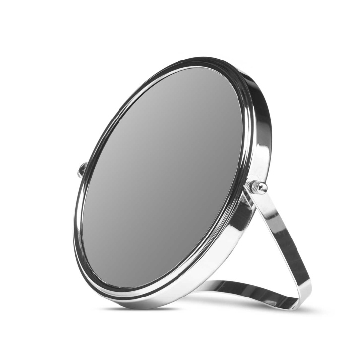 Gillian Jones Shaving Mirror w. 5x Magnification - Silver in the group BEAUTY & HEALTH / Makeup / Make up mirror at TP E-commerce Nordic AB (C92510)