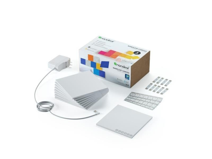 Nanoleaf Canvas Starter Kit - 9 Panels in the group HOME, HOUSEHOLD & GARDEN / Smart home / Smart home systems at TP E-commerce Nordic AB (C92549)