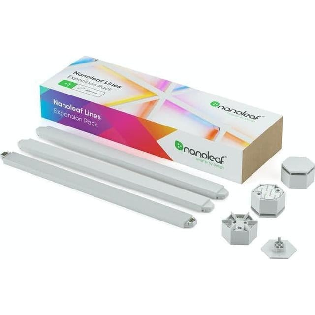 Nanoleaf Lines Expansion Pack - 3PK in the group HOME, HOUSEHOLD & GARDEN / Smart home / Smart Lights at TP E-commerce Nordic AB (C92560)