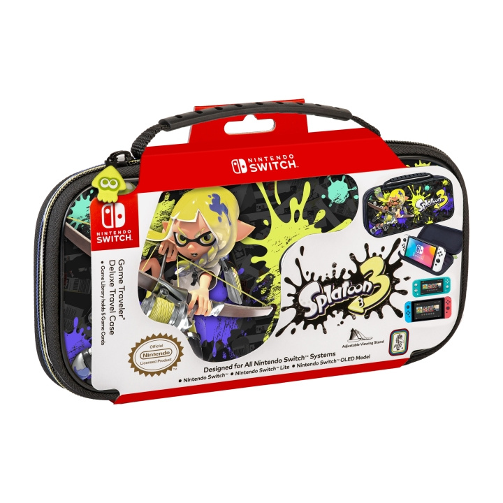 Nintendo Switch Deluxe Travel Case (Splatoon 3) in the group HOME ELECTRONICS / Game consoles & Accessories / Nintendo Switch / Accessories at TP E-commerce Nordic AB (C92602)