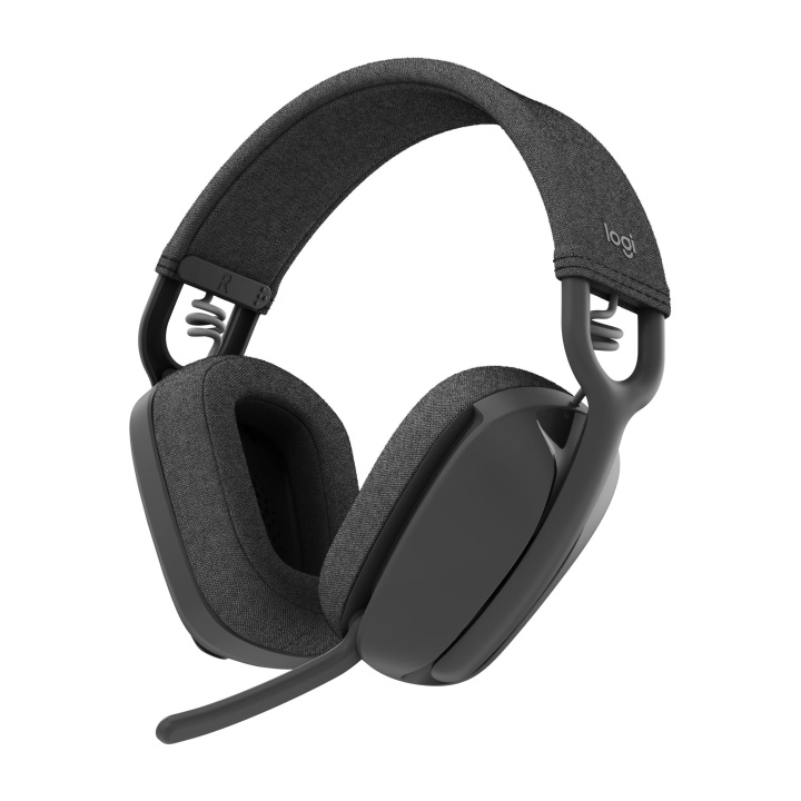 Logitech Zone Vibe 100 Lightweight Wireless Over Ear Headphones - Noise Canceling Microphone - GRAPHITE in the group COMPUTERS & PERIPHERALS / GAMING / Headset at TP E-commerce Nordic AB (C92607)