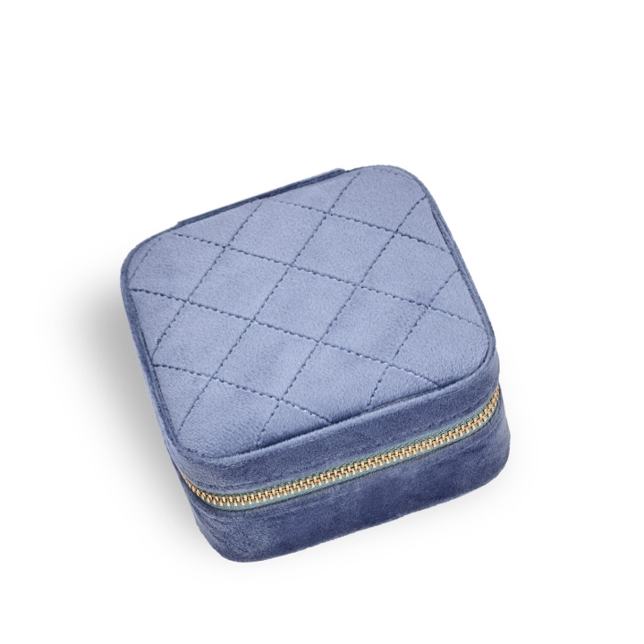 Gillian Jones Jewelry box - Blue velour in the group HOME, HOUSEHOLD & GARDEN / Interior / Strorage at TP E-commerce Nordic AB (C92629)