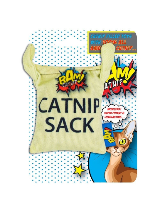 BAM! Toy with Catnip - 10 cm - Sack - (503319005944) in the group HOME, HOUSEHOLD & GARDEN / Pet Accessories / Cat at TP E-commerce Nordic AB (C92641)