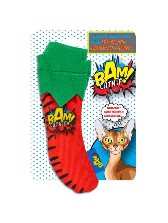 BAM! Toy with Catnip - 16 cm - Pepper - (503319002034) in the group HOME, HOUSEHOLD & GARDEN / Pet Accessories / Cat at TP E-commerce Nordic AB (C92645)