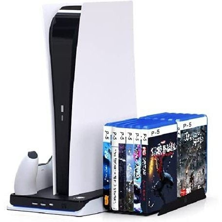 iMP TECH DLX Multi Function Charger Tower PS5 in the group HOME ELECTRONICS / Game consoles & Accessories / Sony PlayStation 5 at TP E-commerce Nordic AB (C92690)