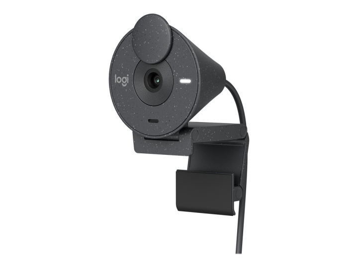 Logitech Brio 300 Full HD webcam, Graphite in the group COMPUTERS & PERIPHERALS / Computer accessories / Web cameras at TP E-commerce Nordic AB (C92695)