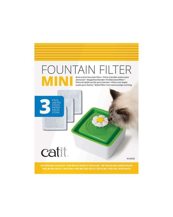 catit Water Softening Filter Flower Fountain 1.5L 3pcs - (785.0364) in the group HOME, HOUSEHOLD & GARDEN / Pet Accessories / Cat at TP E-commerce Nordic AB (C92738)