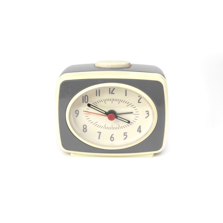 Kikkerland Small Classic Alarm Clock Grey (AC14-GR-EU) in the group HOME, HOUSEHOLD & GARDEN / Watches & Counters / Alarmclocks at TP E-commerce Nordic AB (C92741)