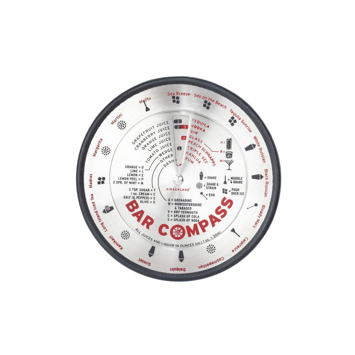 Kikkerland Bar Compass (BA85) in the group HOME, HOUSEHOLD & GARDEN / Kitchen utensils / Wine & Drink accessories at TP E-commerce Nordic AB (C92748)